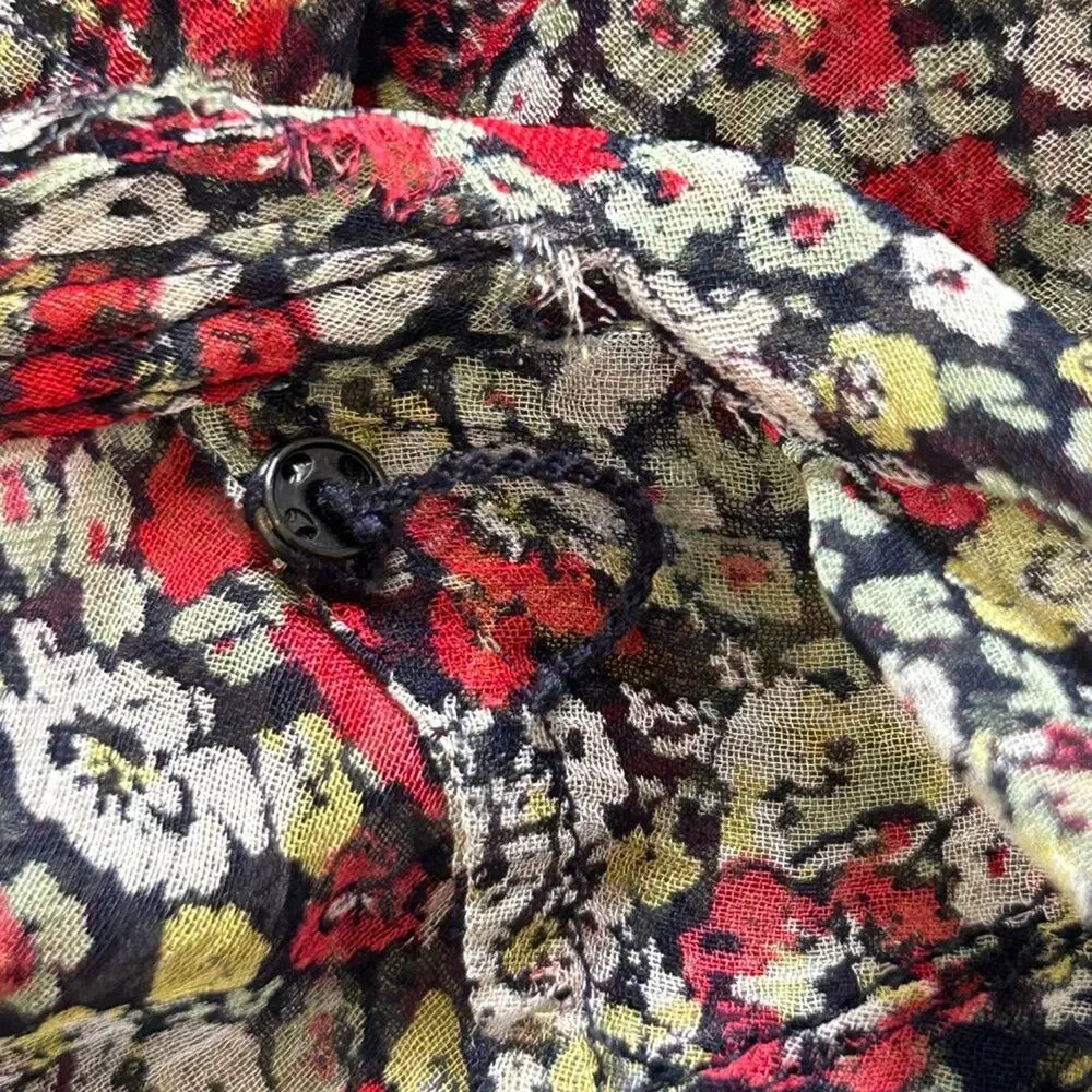 Juicy Couture Silk Felicity Floral Mini Dress in Cherry Size 0 NWT